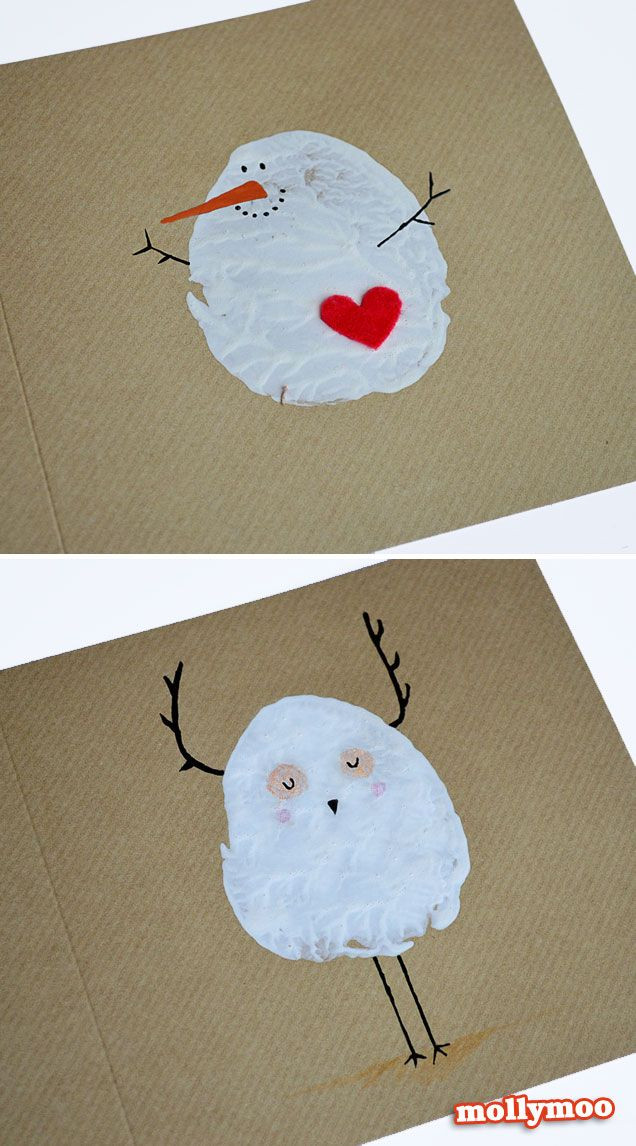 Cute DIY Christmas Cards
 23 Creative Ways to Make Christmas Cards Pretty Designs