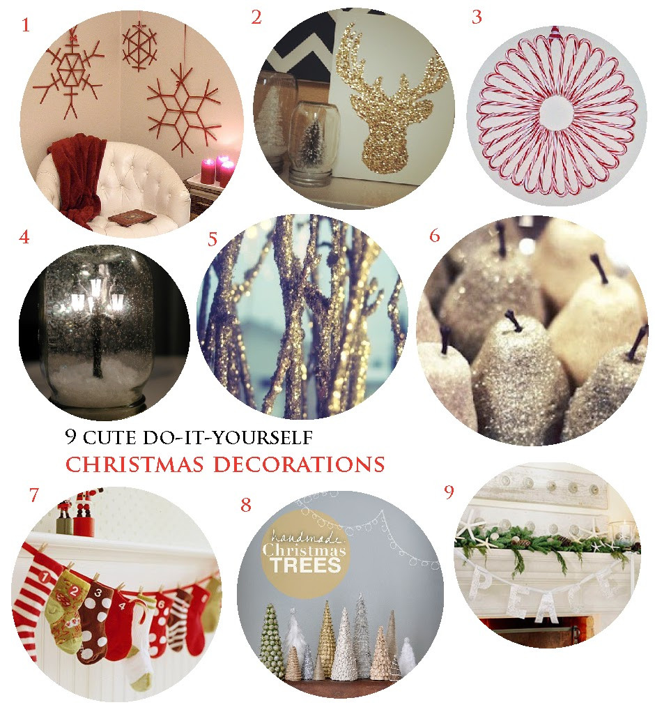 Cute DIY Christmas Decorations
 The Luckiest 9 Cute DIY Christmas Decorations