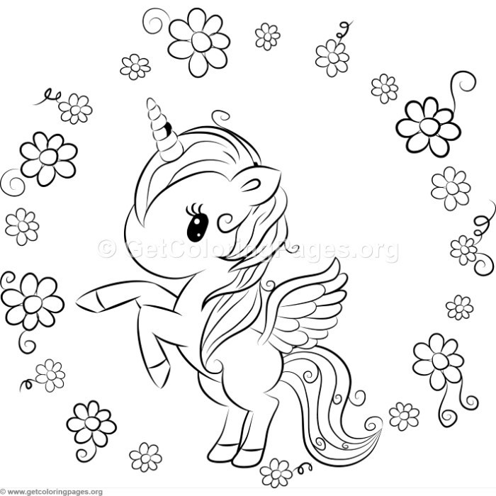 Cute Unicorn Coloring Pages For Kids
 Cute Unicorn 9 Coloring Pages – GetColoringPages