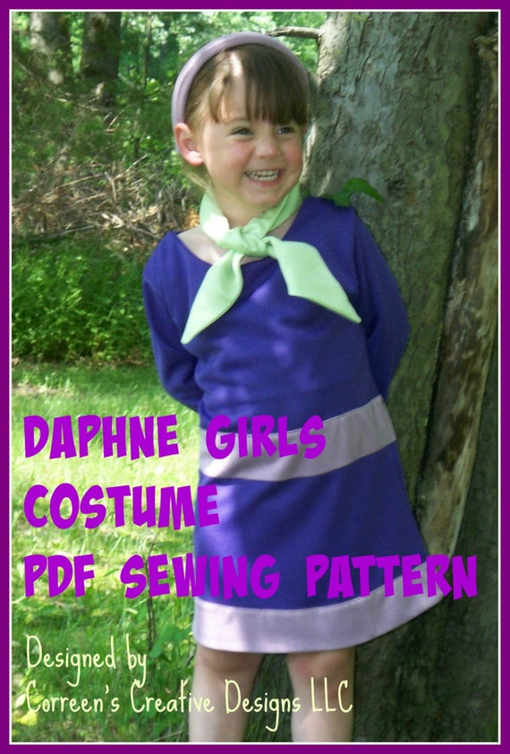 Daphne Costume DIY
 Child s Daphne Costume Sewing Pattern Costume by