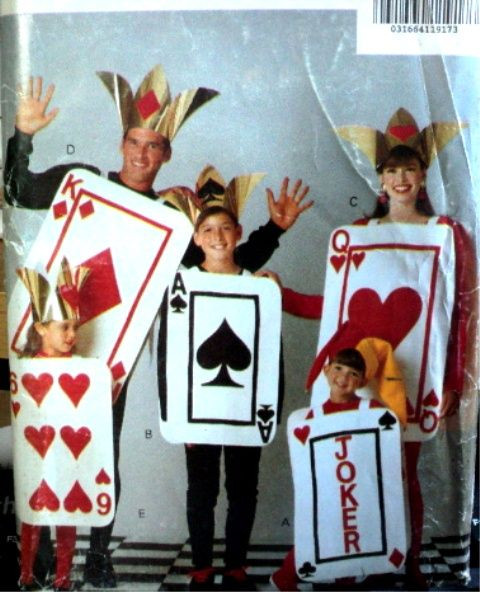 Deck Of Cards Halloween Costume
 Awesome family deck of cards costume