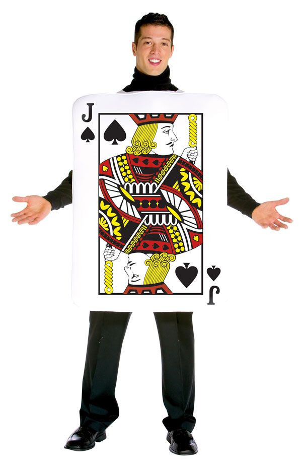 Deck Of Cards Halloween Costume
 Costumes for Jack "Jack" of Spades Costumes