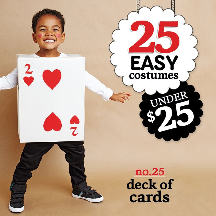 Deck Of Cards Halloween Costumes
 No sew Halloween costumes Cardboard boxes