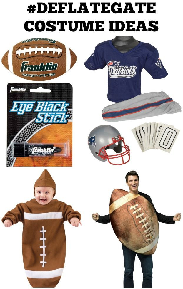 Deflate Gate Halloween Costume
 Best 25 Football costume ideas on Pinterest