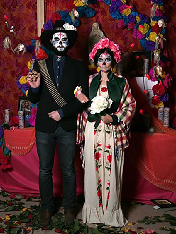Dia De Los Muertos Costume DIY
 Goodwill Halloween DIY Costumes Day of the Dead Dia de