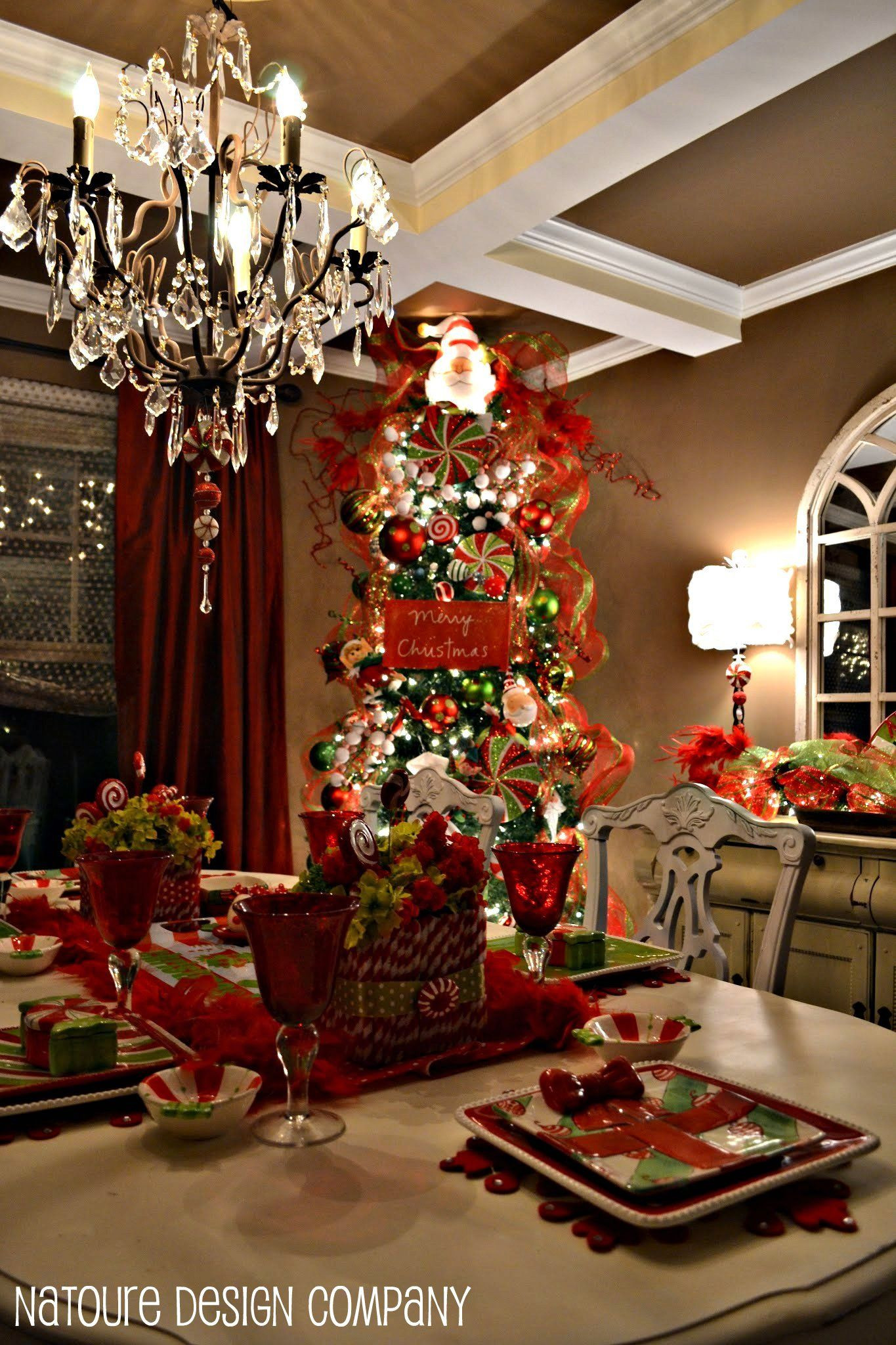 Dining Room Christmas Decorating
 Christmas decorations dining room