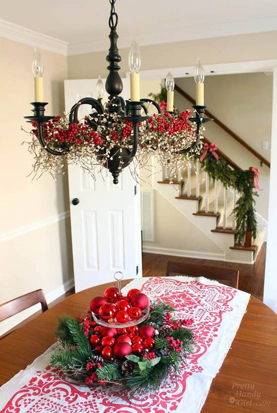 Dining Room Christmas Decorations
 40 Fabulous Christmas Dining Room Decorating Ideas All