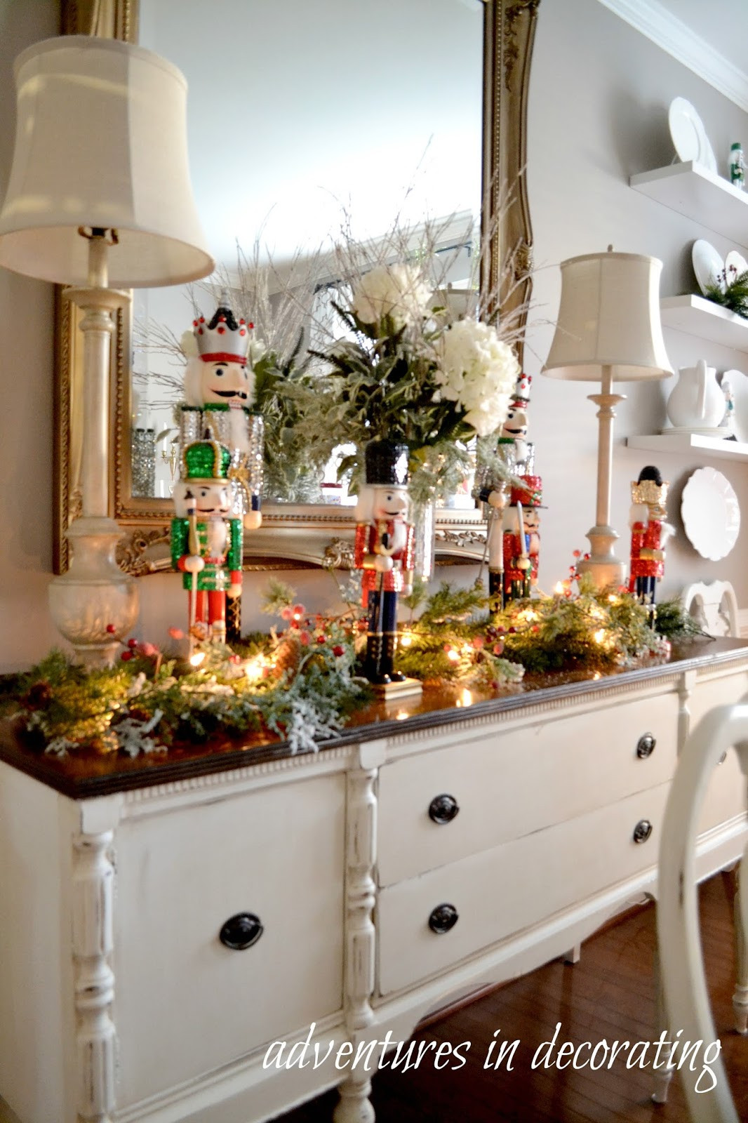Dining Room Christmas Decorations
 Adventures in Decorating Our 2015 Christmas Dining Room