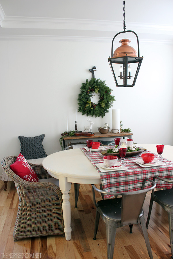 Dining Room Christmas Decorations
 courtney lane Christmas House Tour