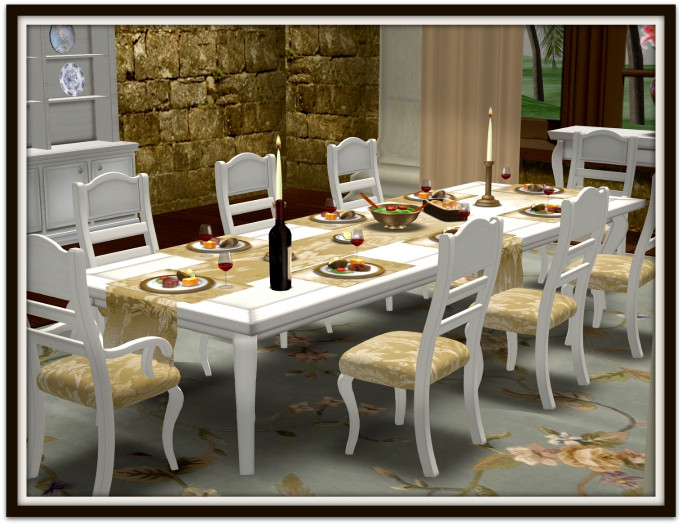 Dinner Party Ideas For 8
 Second Life Marketplace Dinner Party Dining Set for 8