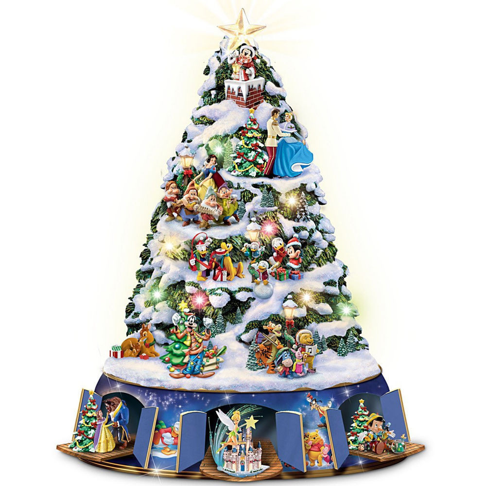 Disney Christmas Home Decor
 WALT DISNEY MUSICAL ANIMATED CHRISTMAS TREE TABLETOP