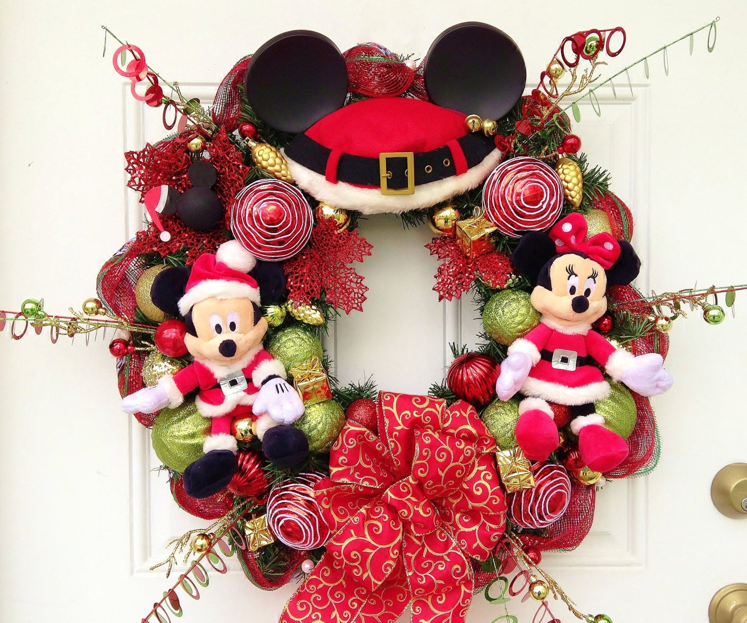 Disney Christmas Home Decor
 Mickey Mouse Christmas Wreath