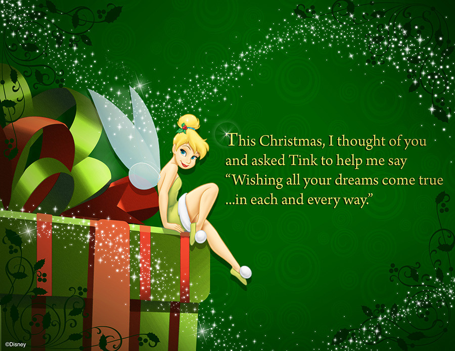 Disney Christmas Quotes
 Send a Disney Christmas Card to Someone Special Disney