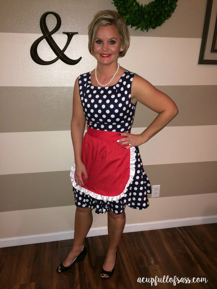 DIY 50S Costumes
 50 s Housewife Halloween Costume A Cup Full of Sass