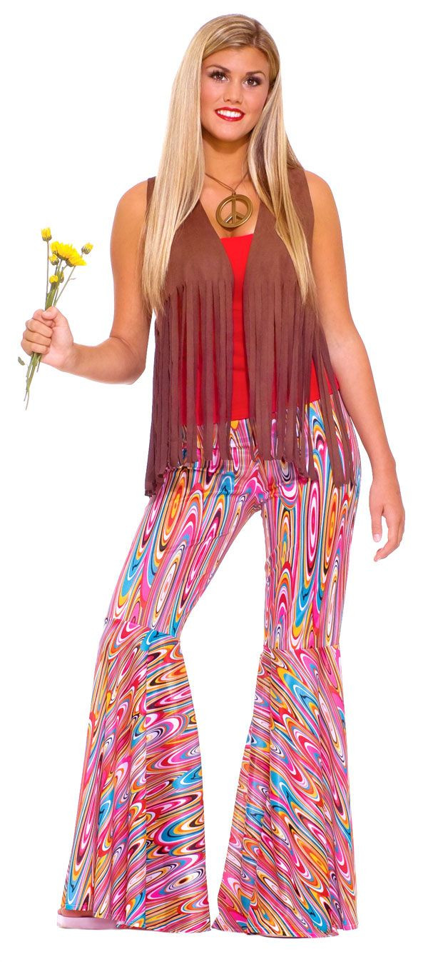 DIY 70S Costume
 Bell Bottom Pants Hippie Costume Hippie Costumes