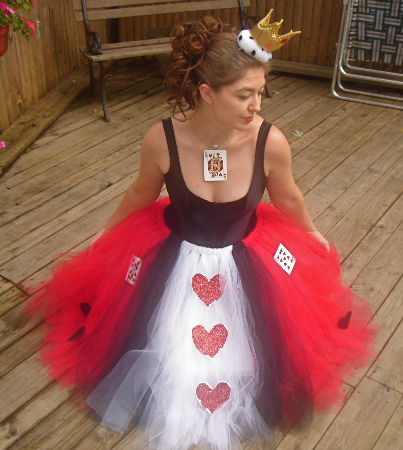 DIY Adult Costumes
 Queen of Hearts Adult Boutique Tutu Skirt Costume