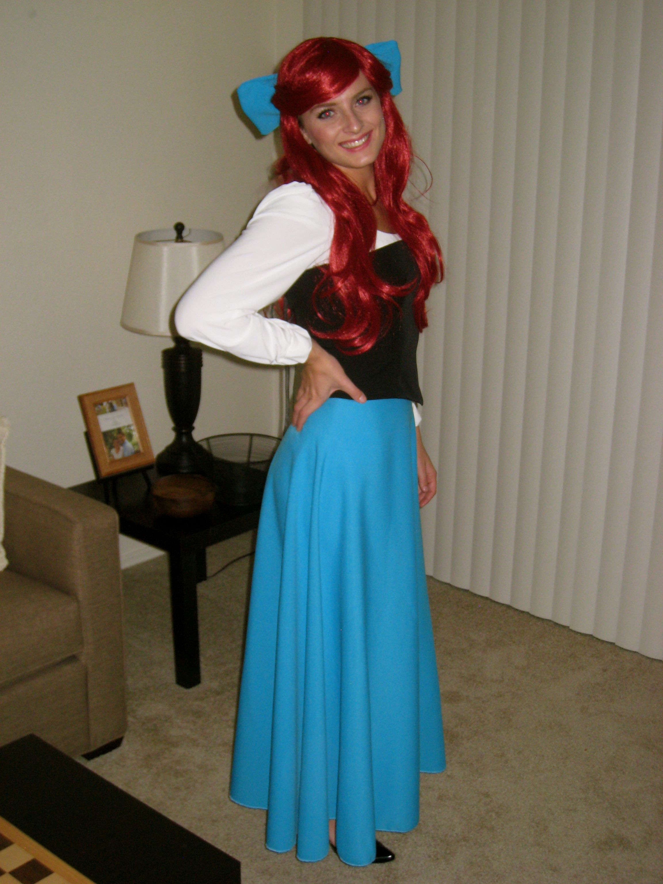 DIY Ariel Costume
 Ariel Costume her date costume so cute too