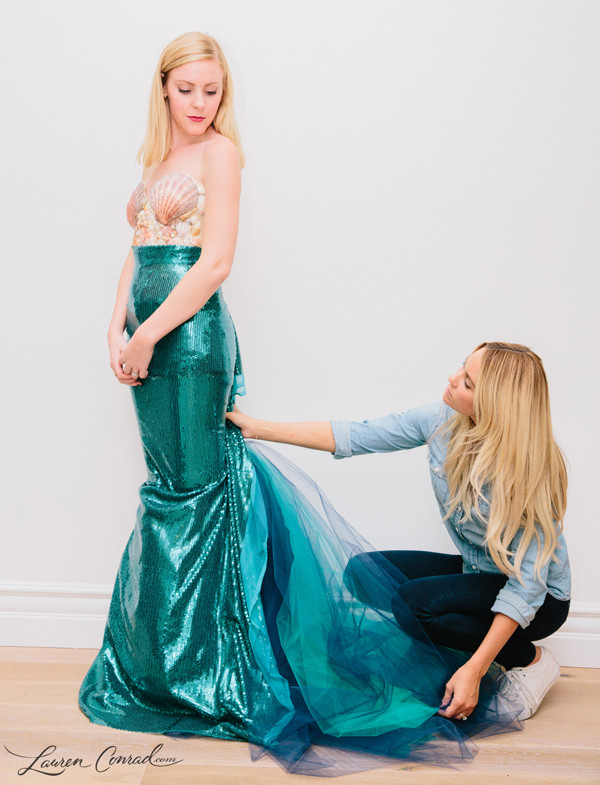 DIY Ariel Costume
 Hocus Pocus My Mermaid Halloween Costume Lauren Conrad