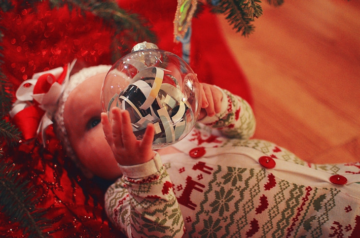 DIY Baby Christmas Pictures
 Cheap & Easy DIY Baby Keepsake Christmas Ornament still