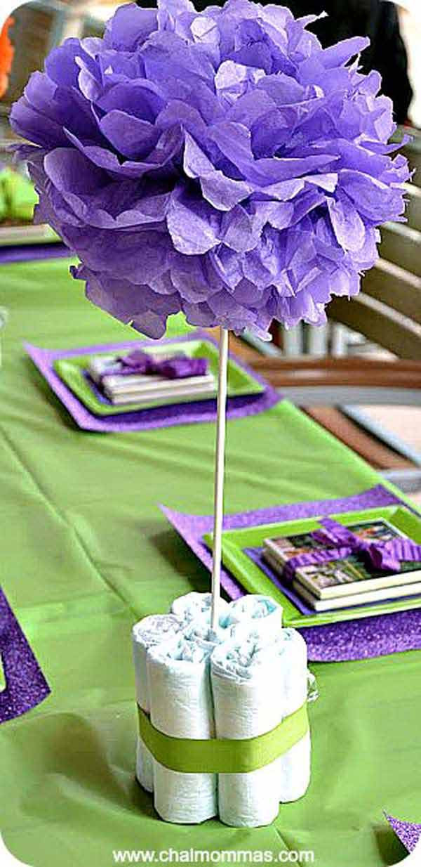 DIY Baby Shower Decor Ideas
 22 Cute & Low Cost DIY Decorating Ideas for Baby Shower Party