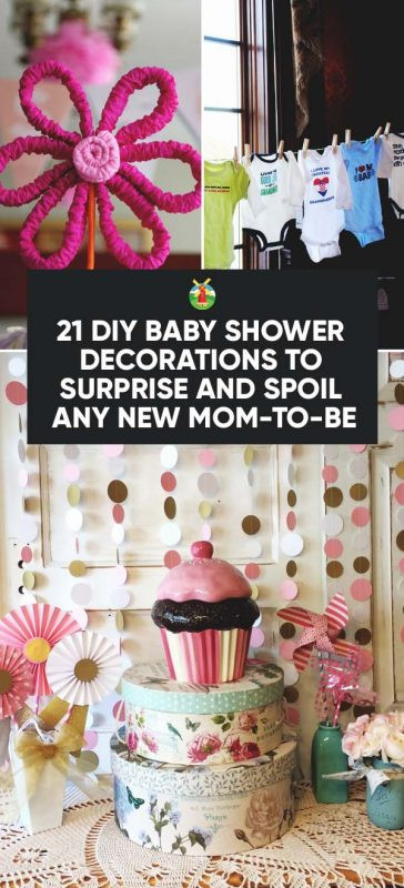 DIY Baby Shower Decor Ideas
 21 DIY Baby Shower Decorations To Surprise and Spoil Any