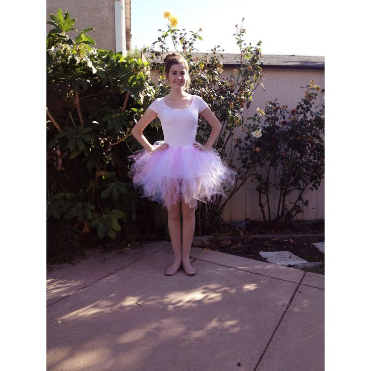 DIY Ballerina Costume
 DIY Halloween costume for girls women Ballerina tutu with