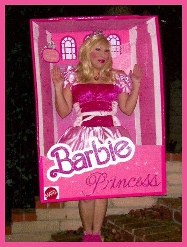 DIY Barbie Costume
 Barbie in the Box homemade Halloween costume ideas