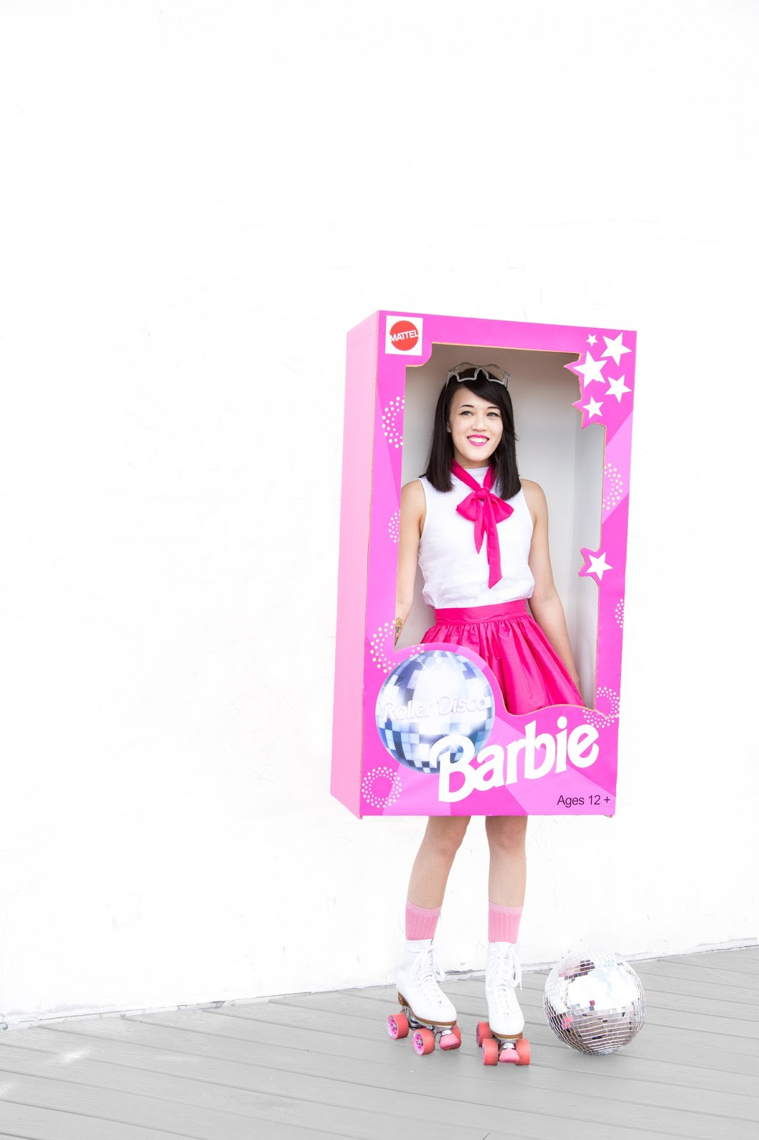 DIY Barbie Costume
 Aww Sam DIY Roller Disco Barbie Halloween Costume