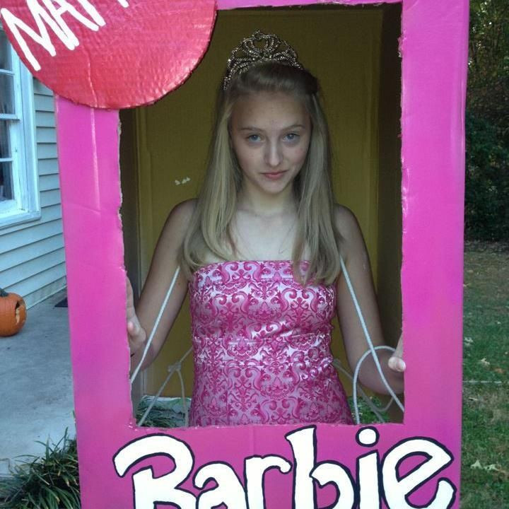 DIY Barbie Costume
 Homemade Barbie Halloween Costume