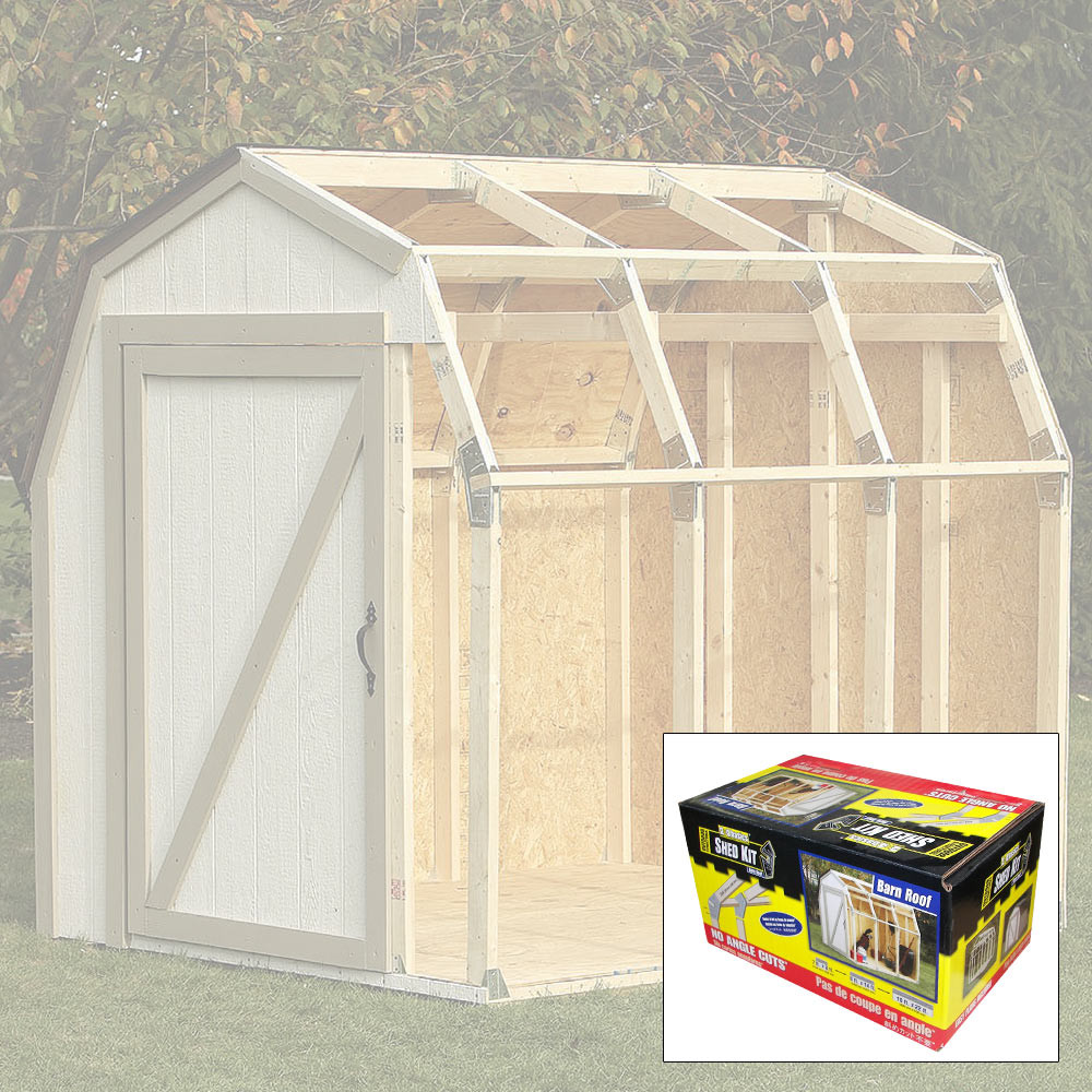 DIY Barn Kits
 2x4 Basics DIY Shed Kit Barn Roof Style