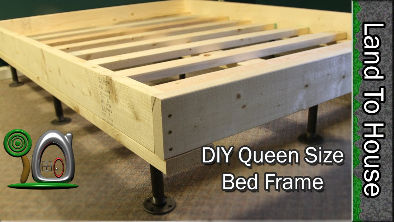 DIY Box Spring Bed Frame
 Queen Size Bed Frame DIY