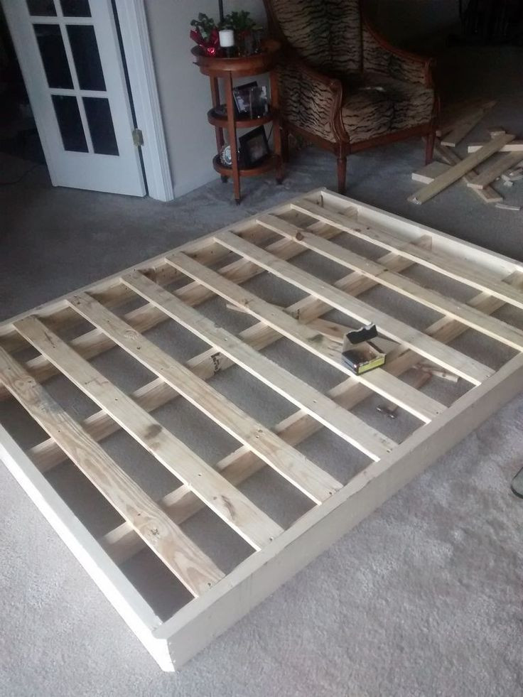 DIY Box Spring Bed Frame
 Re Building a Bed Foundation