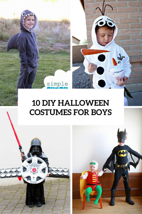 DIY Boys Halloween Costume
 diy halloween ideas Archives Shelterness