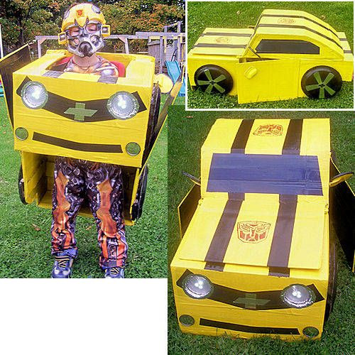 DIY Bumblebee Transformer Costume
 25 DIY Costumes for a Family Themed Halloween