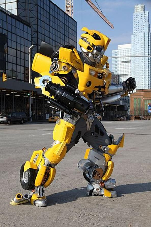 DIY Bumblebee Transformer Costume
 Homemade Transformer Costume