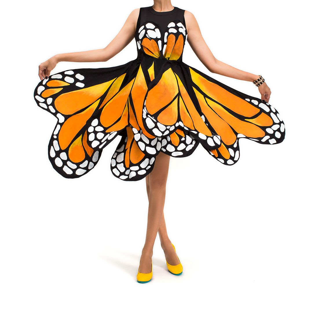DIY Butterfly Costume
 DIY CHIC HALLOWEEN COSTUMES Blue Prints