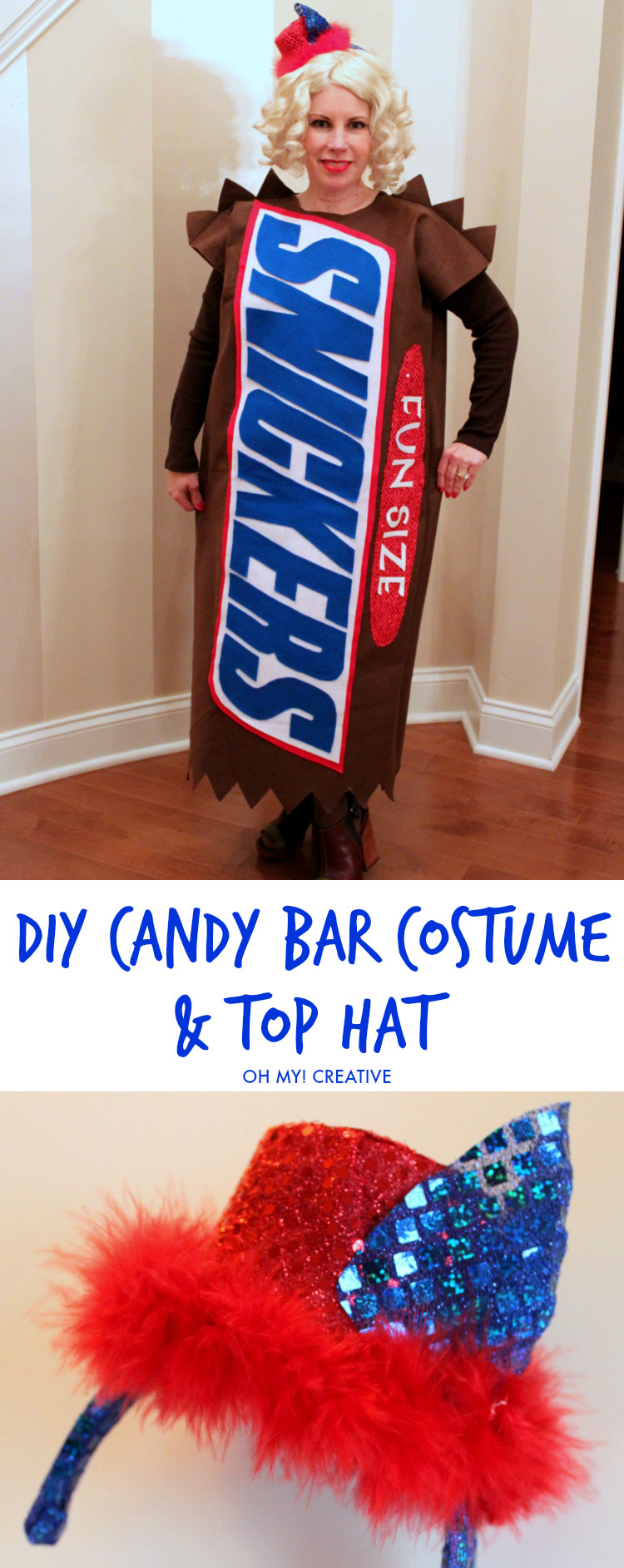 DIY Candy Costume
 DIY Candy Bar Halloween Costumes Oh My Creative