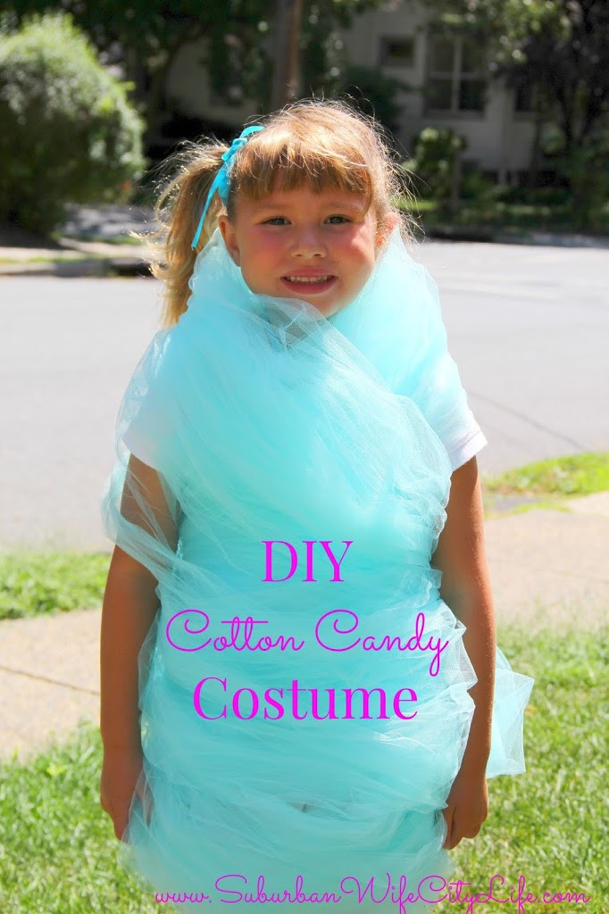 DIY Candy Costume
 DIY Cotton Candy Costume Suburban Wife City Life