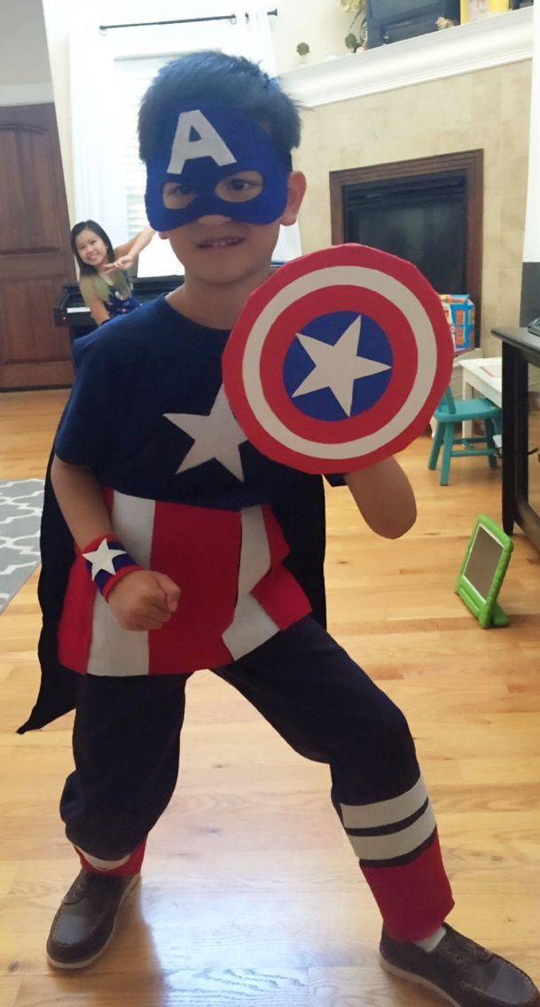 DIY Captain America Costume
 342 best images about Fancy Dress Ideas on Pinterest
