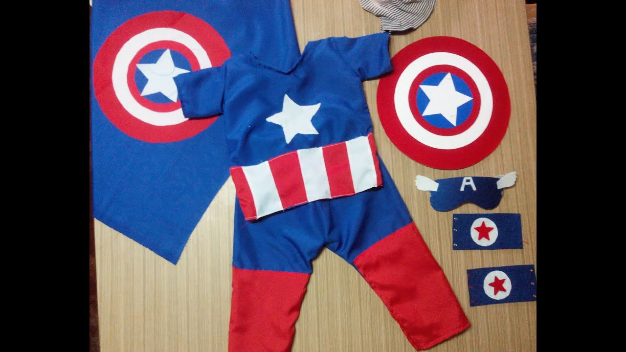 DIY Captain America Costume
 DIY CAPTAIN AMERICA HALLOWEEN COSTUME
