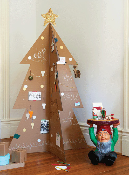 DIY Cardboard Christmas Tree
 How to make a modern cardboard Christmas tree Chatelaine