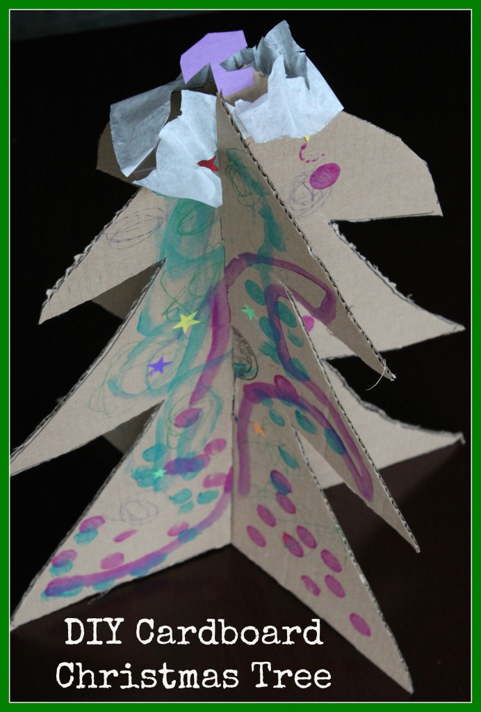 DIY Cardboard Christmas Tree
 The Activity Mom Activities using Cardboard The