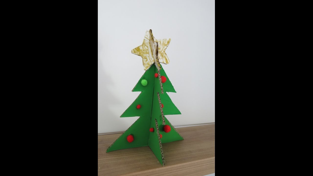 DIY Cardboard Christmas Tree
 DIY Christmas Tree from Cardboard How to Make a Christmas