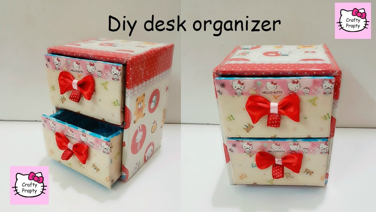 DIY Cardboard Organizer
 DIY Desk Organizer Cardboard