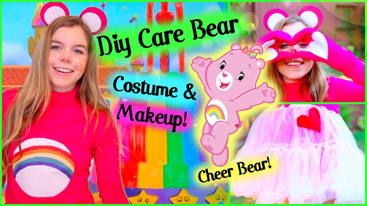 DIY Care Bear Costume
 Easy DIY Care Bear Halloween Costume Makeup