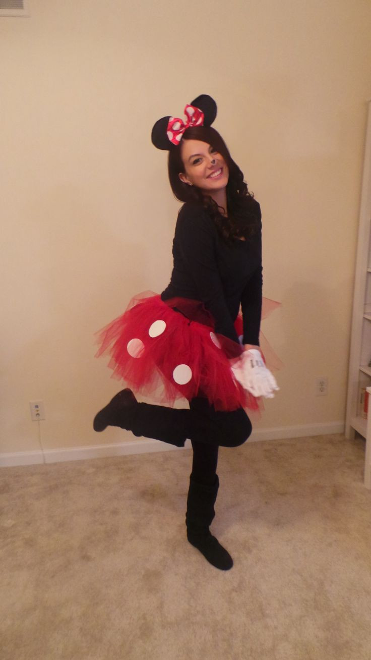 DIY Cartoon Character Costume
 DIY Minnie Mouse costume My style
