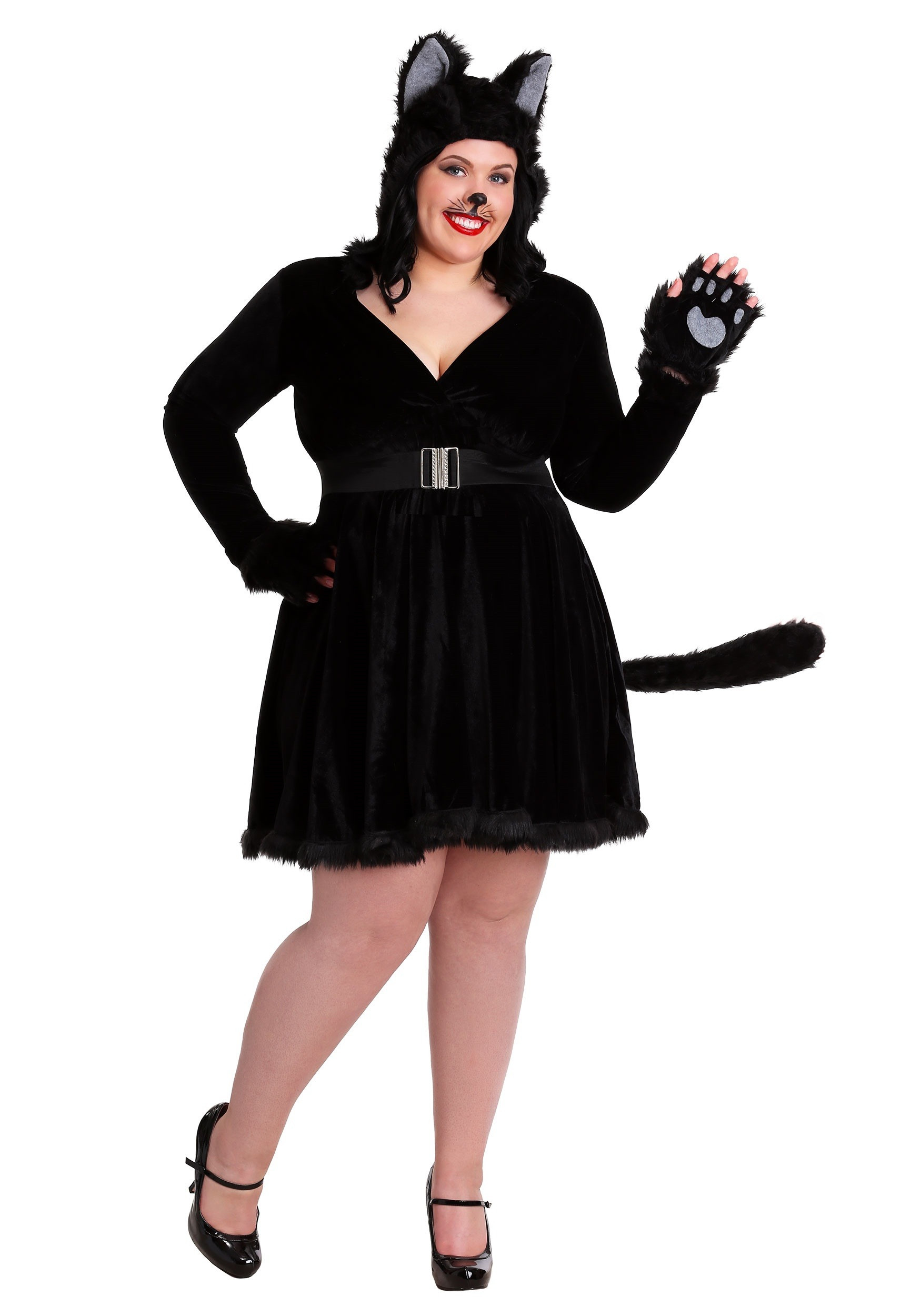 DIY Cat Halloween Costume
 Plus Size Women s Black Cat Costume