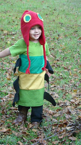 DIY Caterpillar Costume
 I made this for my son The Very Hungry Caterpillar