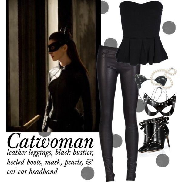 DIY Catwoman Costume
 Halloween DIY Catwoman by historyandhighheels via