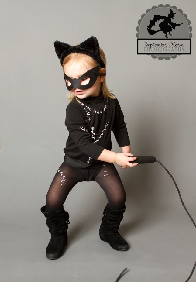 DIY Catwoman Costume
 kid s diy catwoman costume Halloween